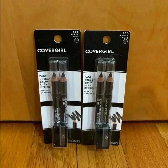Covergirl Easy Breezy Brow Pencils Black NWT - Picture 1 of 3